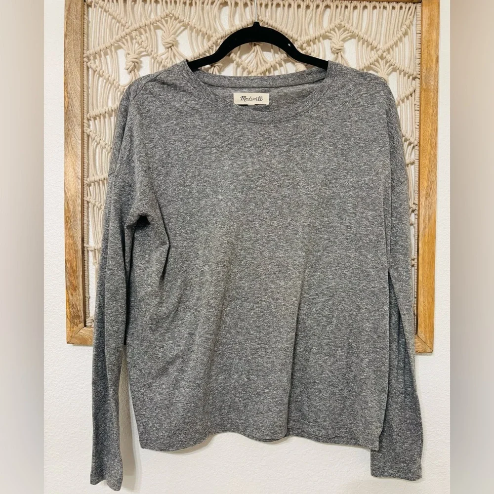 MADEWELL - Dropped Shoulder Long Sleeve Tee - Picture 4 of 8
